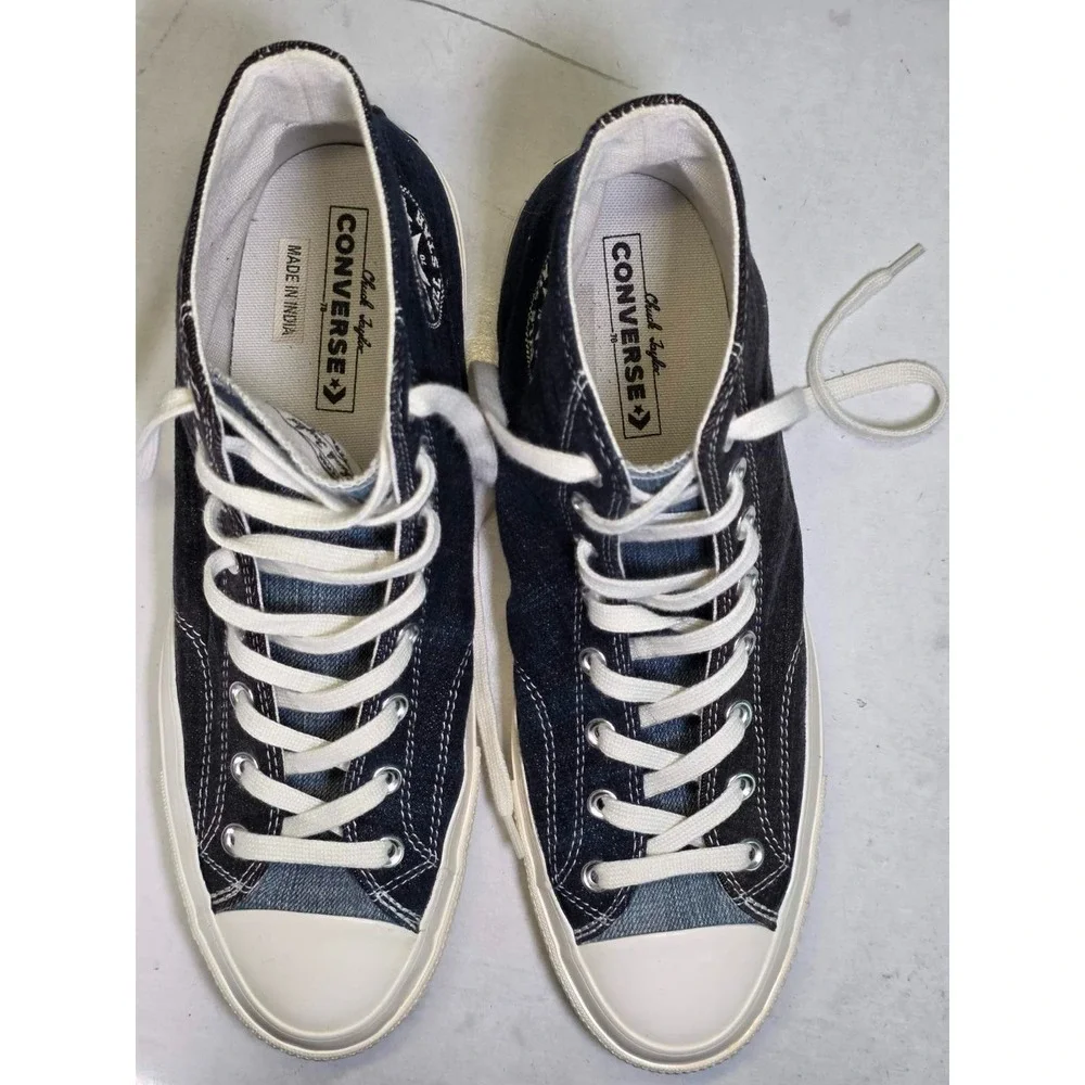 Converse Chuck Taylor All Star 70 Mens Size 11.5 Womens 13.5 Blue Black Sneakers - Picture 2 of 16